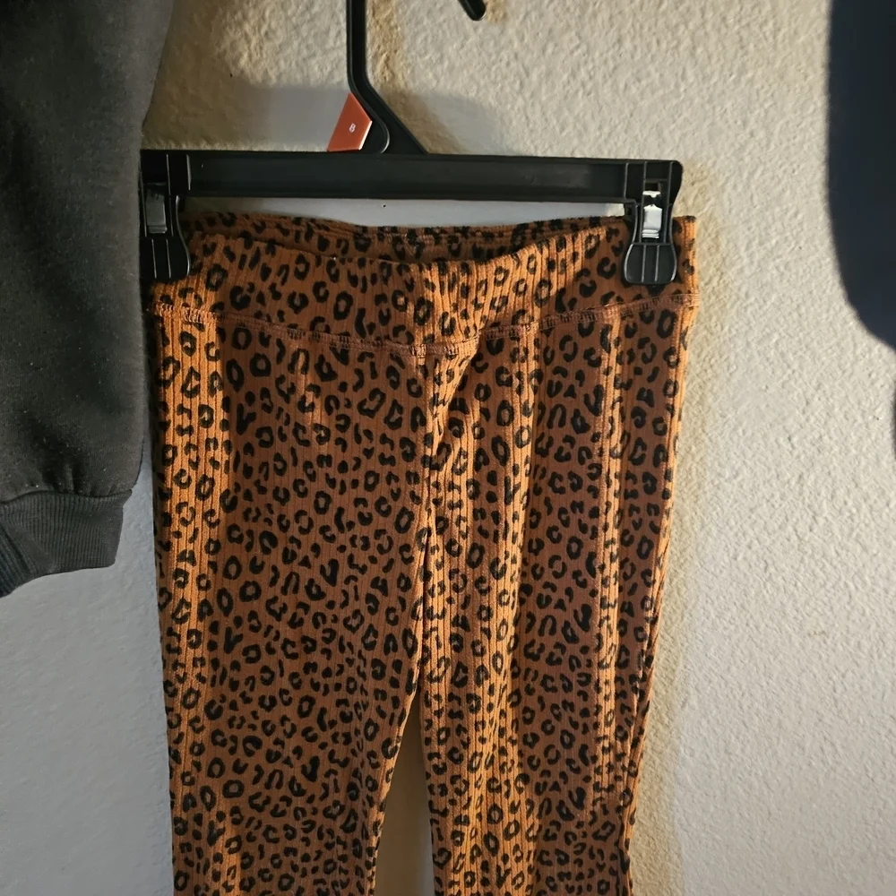 Derek Heart Black and Brown Matching Pajama Set